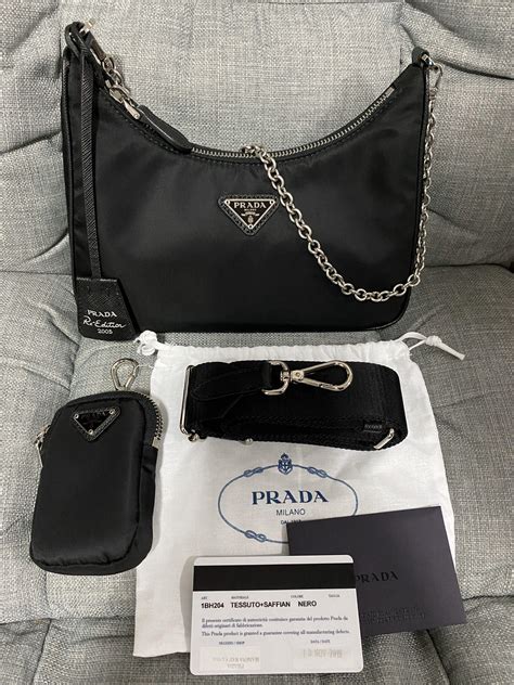 prada crossbody re edition|Prada shoulder crossbody bag.